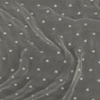 Famous Australian Designer Tofu Embroidered Dots Crinkled Silk Chiffon