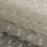 Famous Australian Designer Pearl Faux Swiss Dot Silk Georgette