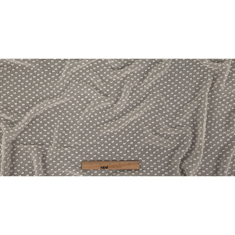 Famous Australian Designer Pearl Faux Swiss Dot Silk Georgette