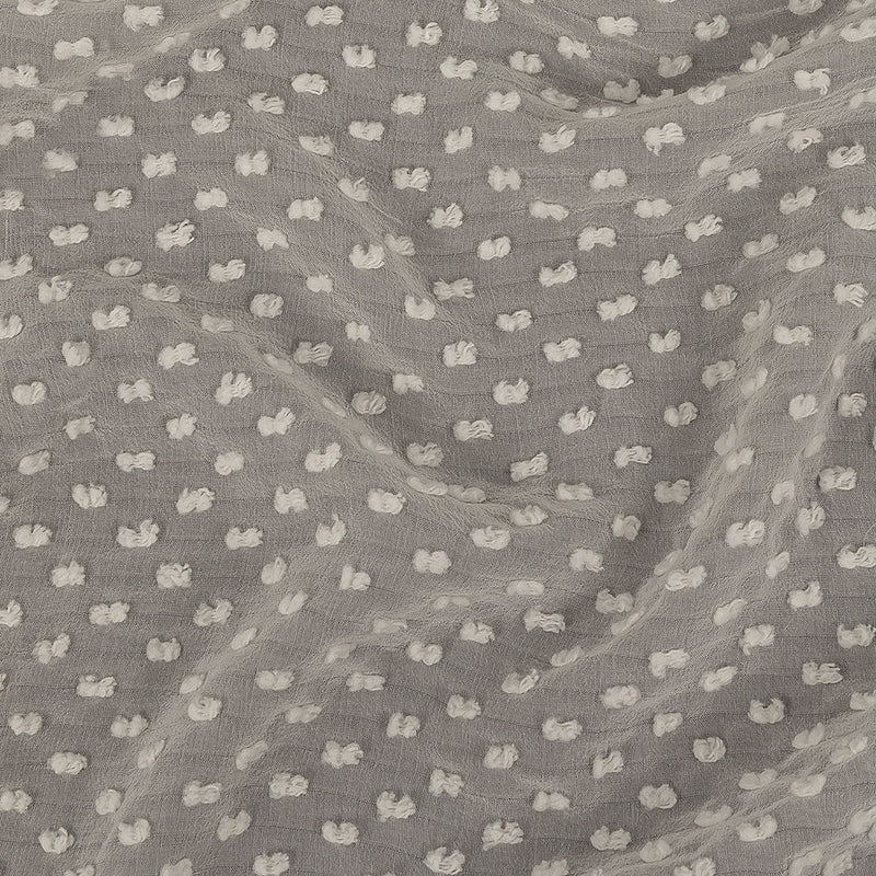 Famous Australian Designer Pearl Faux Swiss Dot Silk Georgette