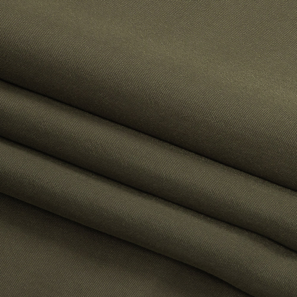 Famous Australian Designer Olive Crepe de Chine Viscose Lining