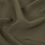 Famous Australian Designer Olive Crepe de Chine Viscose Lining