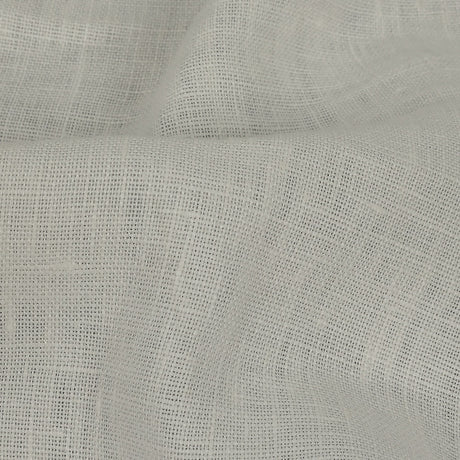 Famous Australian Designer Snow White Plainly Textured Linen Woven