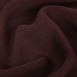 Famous Australian Designer Mahogany Satin-Faced Silk Chiffon