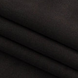 Famous Australian Designer Black Heavy Drape Viscose Sateen