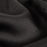 Famous Australian Designer Black Heavy Drape Viscose Sateen
