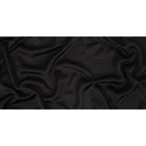 Famous Australian Designer Black Heavy Drape Viscose Sateen