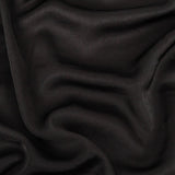 Famous Australian Designer Black Heavy Drape Viscose Sateen