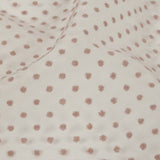 Famous Australian Designer Rustic Lilac Flocked Dots Polyester Mesh