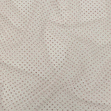 Famous Australian Designer Rustic Lilac Flocked Dots Polyester Mesh