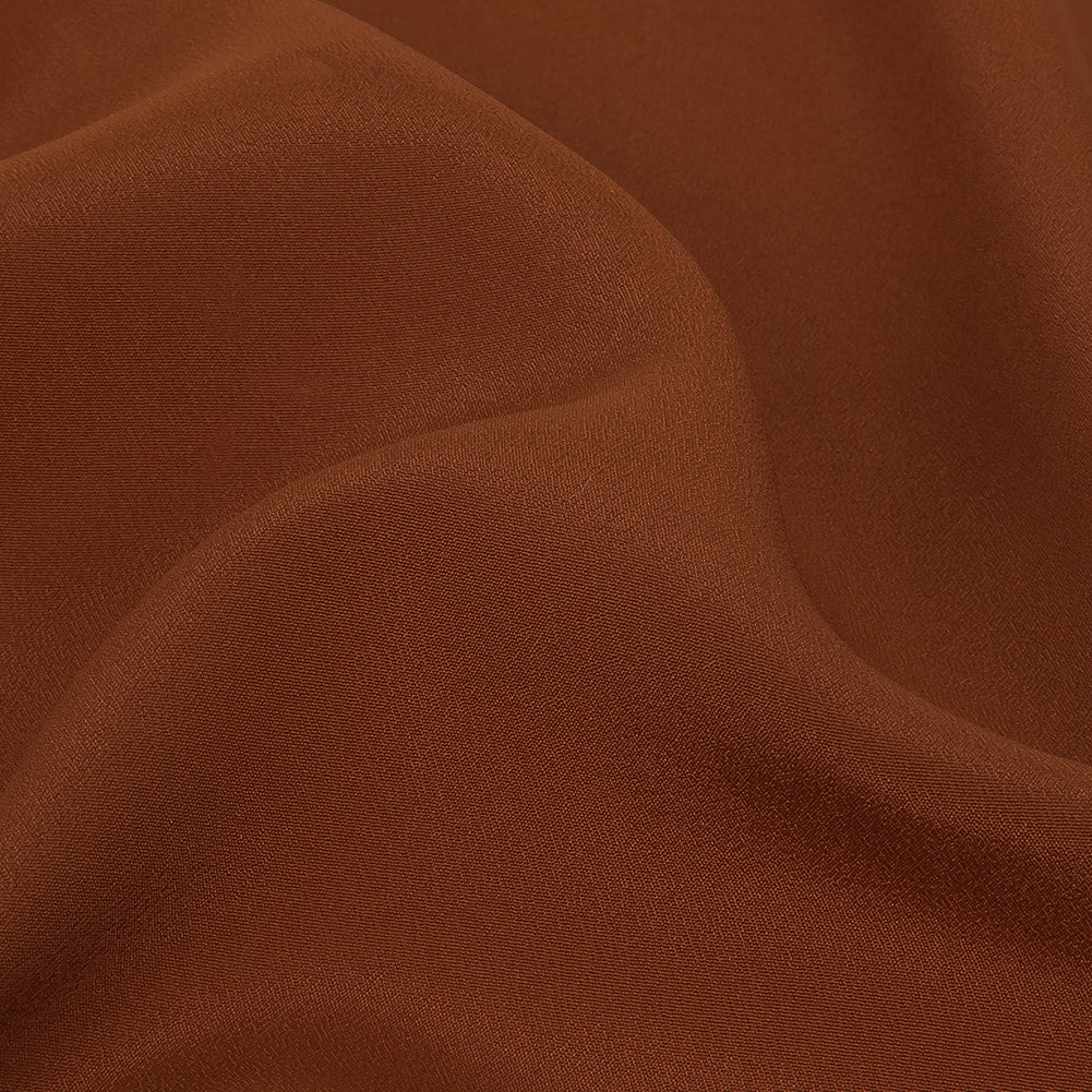 Famous Australian Designer Bronze Polyester Crepe de Chine Lining