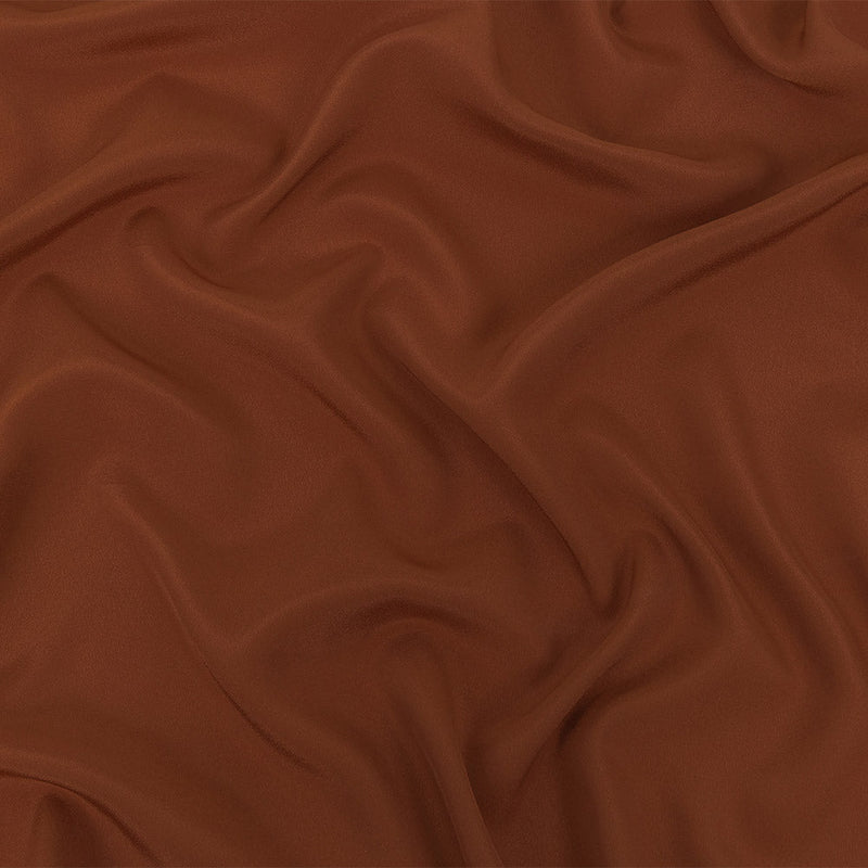 Famous Australian Designer Bronze Polyester Crepe de Chine Lining