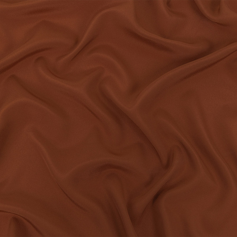 Famous Australian Designer Bronze Polyester Crepe de Chine Lining