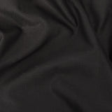 Famous Australian Designer Black Sleek Polyester and Acrylic Sateen