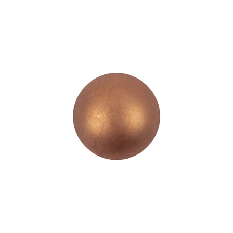 Italian Bronze Iridescent Ball Shank Back Button - 22L/14mm