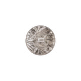 Vapor Translucent Floral Shank Back Glass Button - 22L/14mm