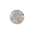Vapor Translucent Floral Shank Back Glass Button - 28L/18mm