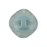 Powder Blue Iridescent Rounded Square Self Back Plastic Button - 40L/25.5mm