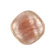 Blush Iridescent Rounded Square Self Back Plastic Button - 40L/25.5mm