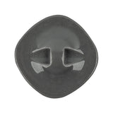 Smoke Iridescent Rounded Square Self Back Plastic Button - 48L/30.5mm