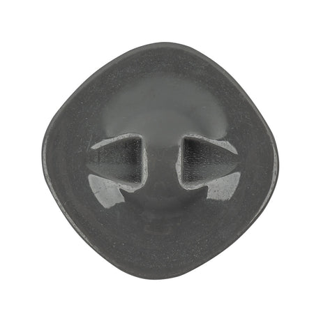 Smoke Iridescent Rounded Square Self Back Plastic Button - 48L/30.5mm