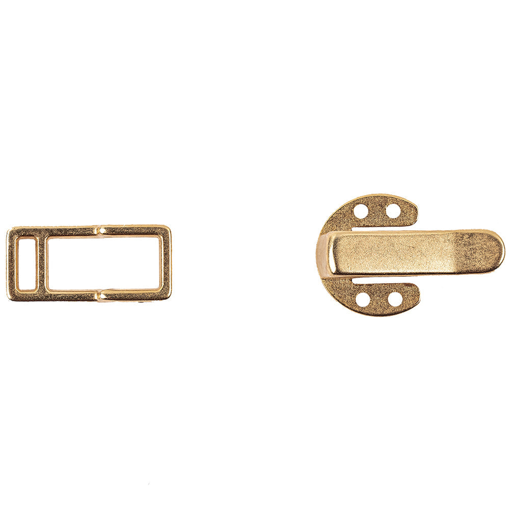 Matte Gold Petite Skinny Strap Closure - 64L/40.5mm