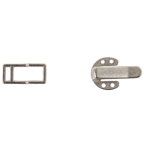 Matte Nickel Petite Skinny Strap Closure - 64L/40.5mm