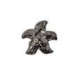 Vintage Gunmetal Starfish Cast Metal Button - 36L/23mm