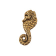 Vintage Antique Gold Seahorse Cast Metal Button - 42L/27mm