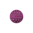 Magenta Jacquard Fabric Covered Domed Cotton Blend Sew On Button - 25L/16mm
