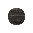 Brunette Jacquard Fabric Covered Domed Cotton Blend Sew On Button - 36L/23mm