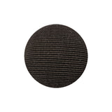 Turkish Coffee Ottoman Fabric Covered Domed Cotton Blend Sew On Button - 38L/24mm