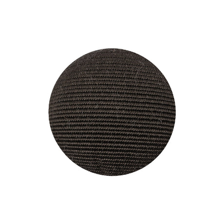 Turkish Coffee Ottoman Fabric Covered Domed Cotton Blend Sew On Button - 38L/24mm