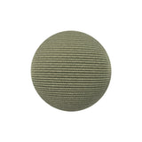 Oil Green Ottoman Fabric Covered Domed Cotton Blend Sew On Button - 38L/24mm