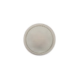 Cannoli Cream Ottoman Fabric Covered Domed Cotton Blend Sew On Button - 25L/16mm