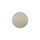 Cannoli Cream Ottoman Fabric Covered Domed Cotton Blend Sew On Button - 25L/16mm