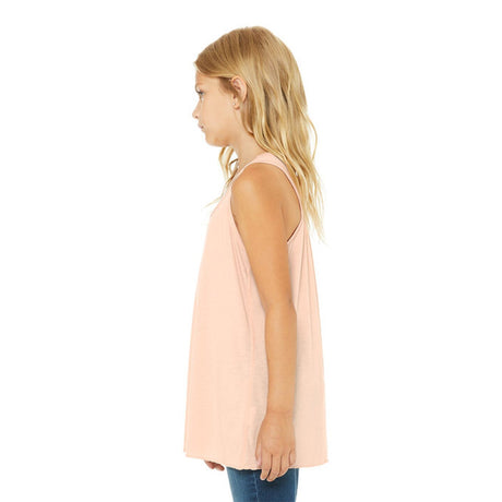 BELLA + CANVAS 8800Y youth flowy racerback tank top for kids summer style