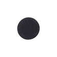 Black Fabric Covered Shallow Plate Silk Blended Sew On Button - 24L/15mm
