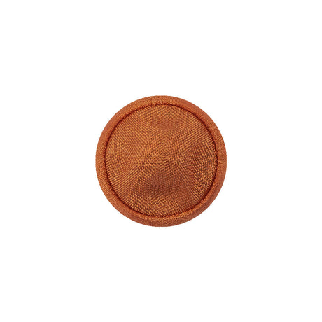 Sunburst Satin Covered Domed Silk and Metal Sew On Button - 25L/16mm