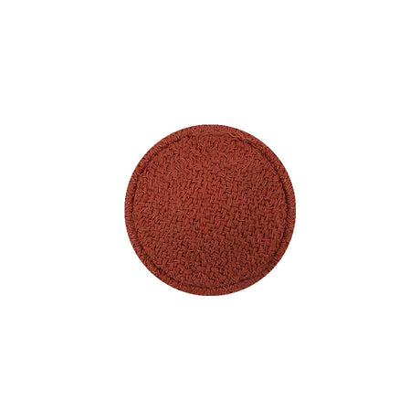 Ginger Creped Fabric Covered Domed Wool Blend Sew On Button - 25L/16mm