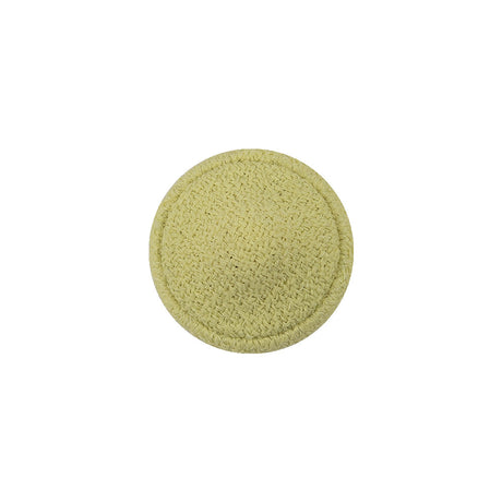 Sunshine Creped Fabric Covered Domed Wool Blend Sew On Button - 25L/16mm
