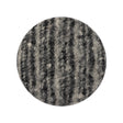 Black, Agate Gray and White Tweed Fabric Covered Wool and Metal Shank Back Button - 44L/28mm
