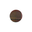 Red, Blue and Yellow Checks Dobby Fabric Covered Domed Cotton and Metal Sew On Button - 24L/15mm
