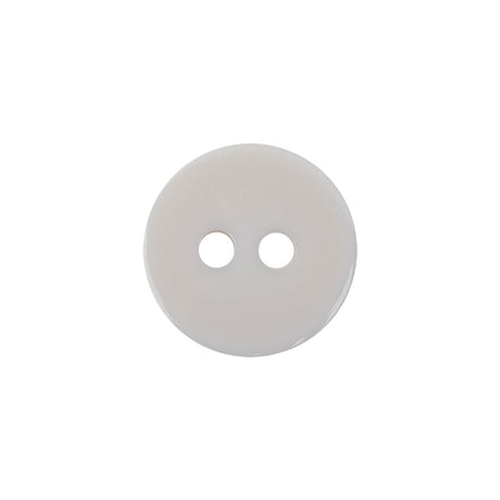 Italian Sunny Side Up and White Two Hole Plastic Button - 28L/18mm