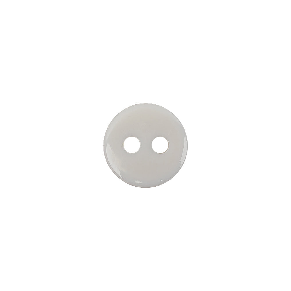 Italian Sunny Side Up and White Two Hole Plastic Button - 18L/11.5mm