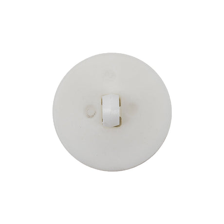 Italian Milk White Circle in a Circle Plastic Coat Button - 36L/23mm