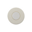 Italian Milk White Circle in a Circle Plastic Coat Button - 36L/23mm