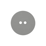 Silver Mirror Backed Two Hole Smooth Top Button - 36L/23mm