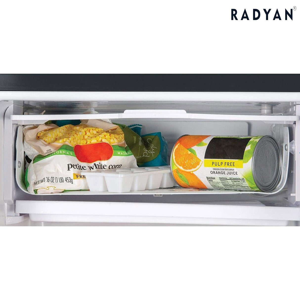 2.5 Cu Ft One Door Mini Fridge Black Compact Energy Star Rated Refrigerator