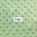 Tela de felpa ultra suave Minky Dot de 1 yarda, 100% poliéster para manualidades, 60 pulgadas de ancho
